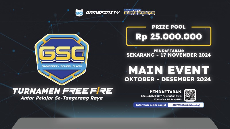 Gamefinity School Clash, Raih Hadiah dan Pengalaman Bermain