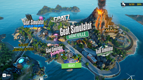 Game Goat Simulator remastered dikabarkan akan segera hadir dalam waktu dekat ini.