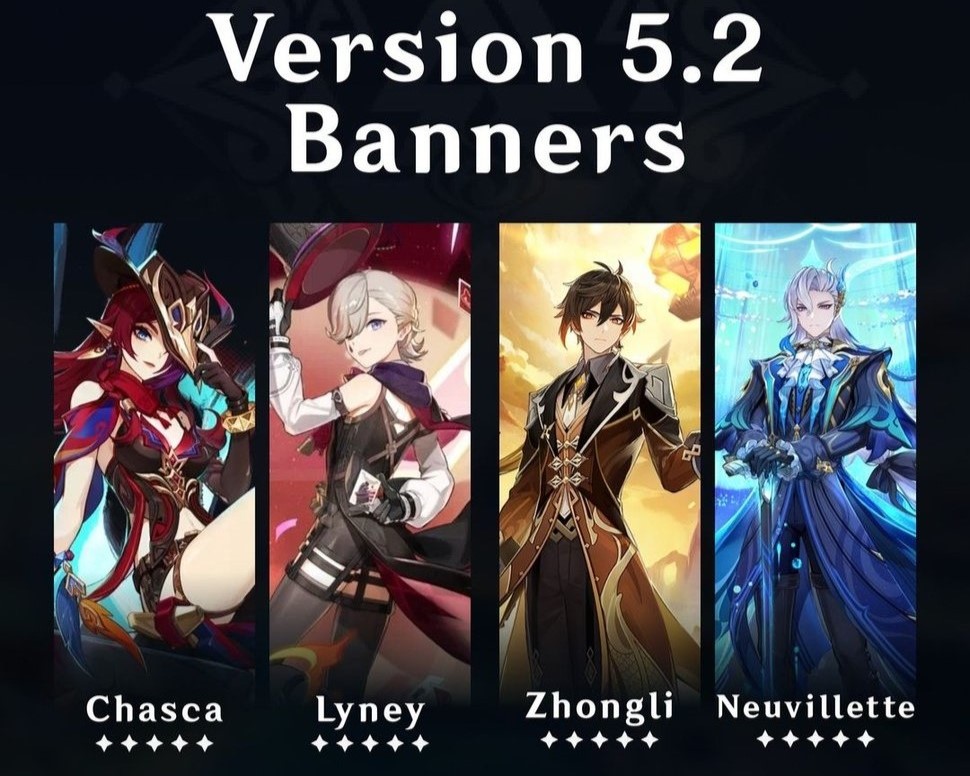 Leaks Genshin Impact v5.2