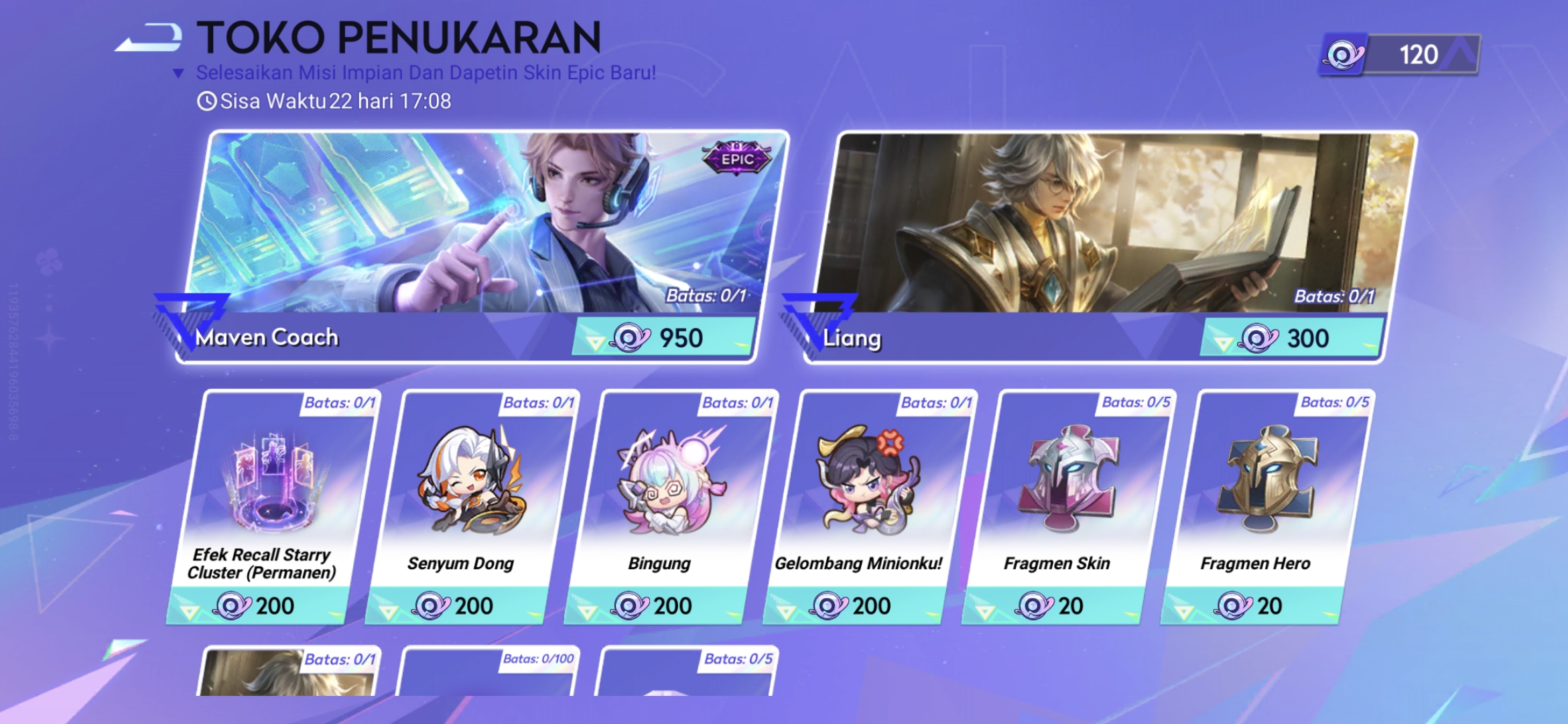 HOK Skin Liang Esports