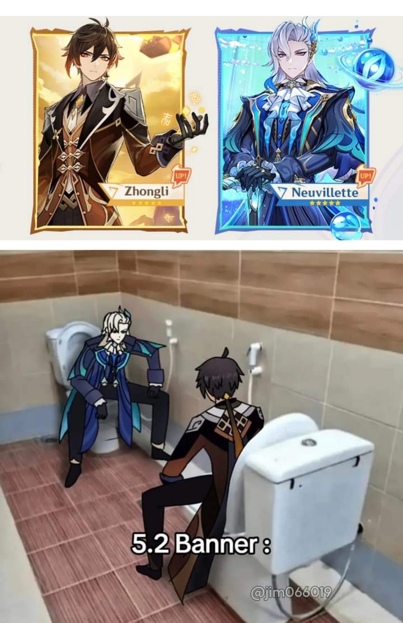 Meme Zhongli & Neuvillette