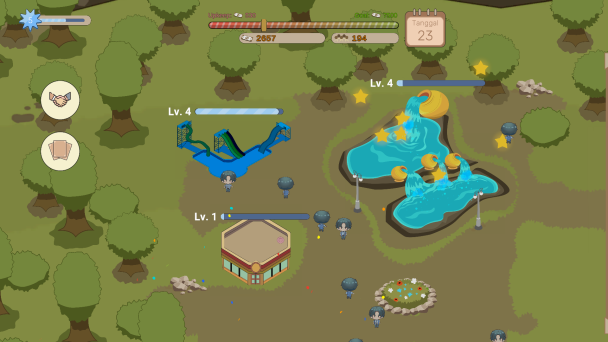 Wisata Guci Tycoon merupakan game buatan Indonesia yang dikembangkan oleh mahasiswa Politeknik Negeri Media Jakarta.