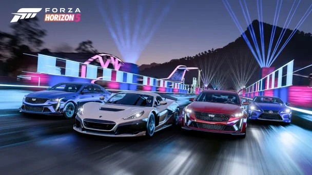 Tampilan gameplay dari Forza Horizon 5.