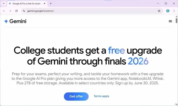 Cara mendapatkan Google Gemini Pro gratis untuk mahasiswa.