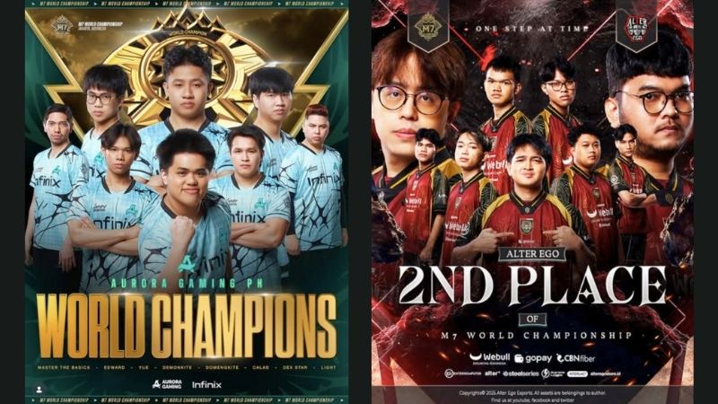 Selain Aurora Gaming, Inilah Daftar Juara M World Championship!