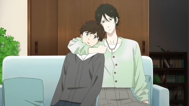 Makio dan Asa dalam anime underrated 2026 drama Journal with Witch