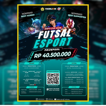Poster pendaftaran SISFO CUP 2026