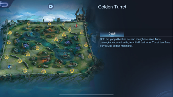 Map baru MLBB : Golden Turret