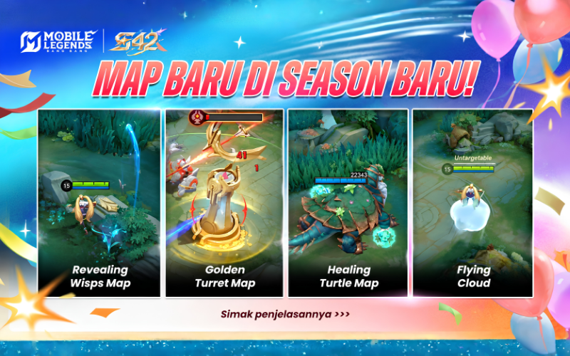 Map Baru MLBB 2026: Healing Turtle hingga Golden Turret!