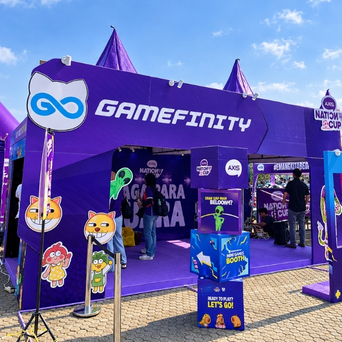Booth Gamefinity di AXIS Nation Cup 2026