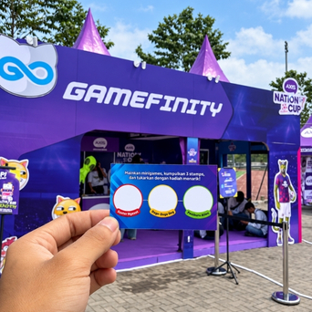 Gamefinity di AXIS Nation Cup 2026 Challange Stamp Card