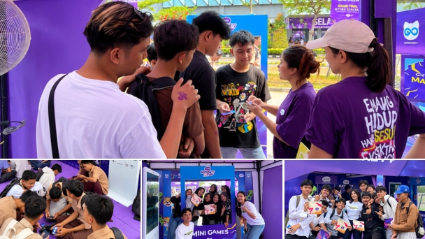 Gamefinity di AXIS Nation Cup 2026 Keramaian Booth